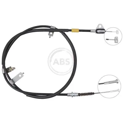 Marca Reconocida Cable de accionamiento, freno de estacionamiento A.B.S. K10044